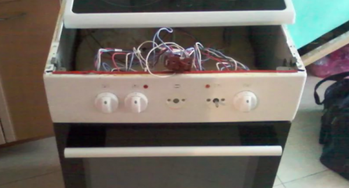 Ремонт керамической электроплиты. Саров