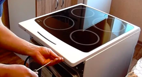 Ремонт сенсорной электроплиты. Саров